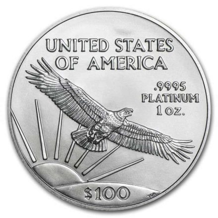 2020 1 oz American Platinum Eagle Reverse