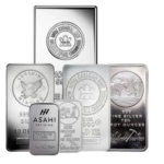 Silver Bars- 1 oz, 10 oz, 100 oz