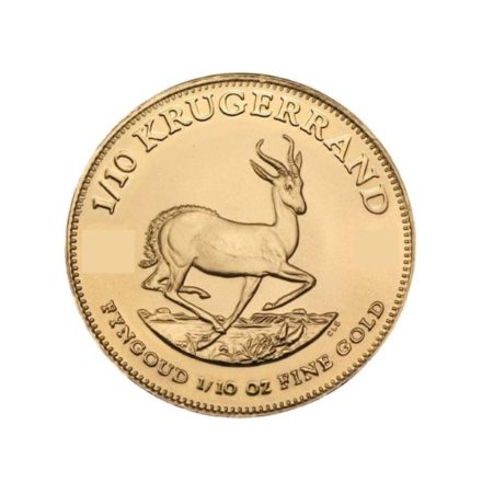 1/10 oz South African Gold Krugerrand Coin Reverse
