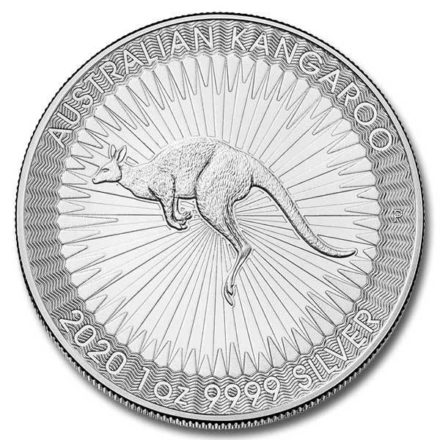 2020 Australia 1 oz Silver Kangaroo Coin
