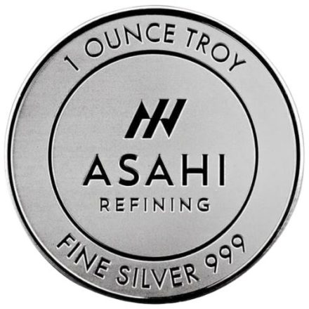 Asahi 1 oz Silver Round Obverse