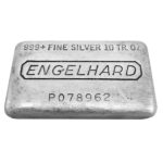 Engelhard 10 oz Silver Bar - Loaf Style