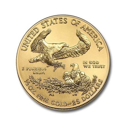 1/2 oz American Gold Eagle Coin Reverse