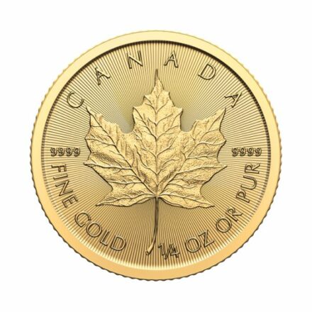 1/4 oz Canadian Gold Maple Leaf Coin (BU)