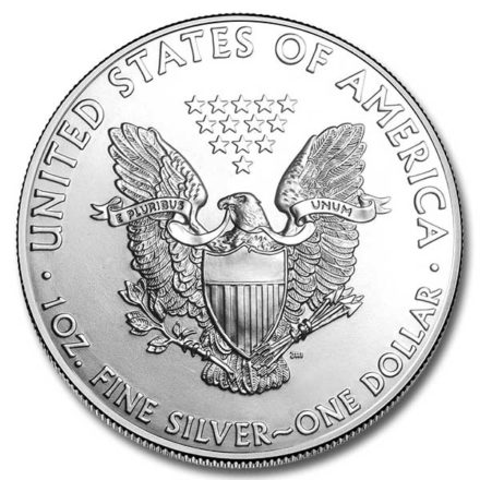 2013 American Silver Eagle Coin Reverse