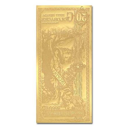 50 Nevada Goldback Aurum Gold Note Reverse