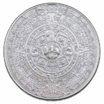 Aztec Calendar 2 oz Silver Round Obverse