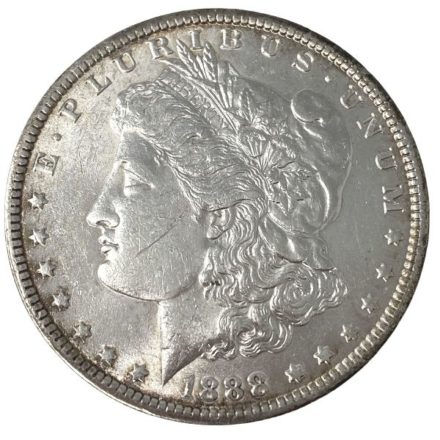 Morgan Silver Dollar Coin - 1878-1904 AU