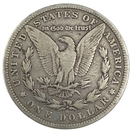 Morgan Silver Dollar Coin - 1878-1904 VG+ Reverse