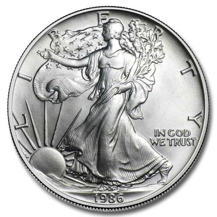 1986 1 oz American Silver Eagle Coin