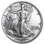 1988 1 oz American Silver Eagle Coin Obverse