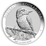 2021 Australia 1 oz Silver Kookaburra Coin Obverse