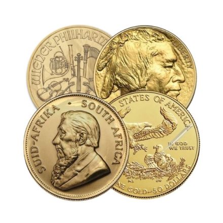1 oz Gold Coins - Any Mint, Not BU