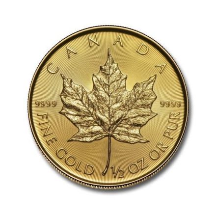 1/2 oz Canadian Gold Maple Leaf Coin