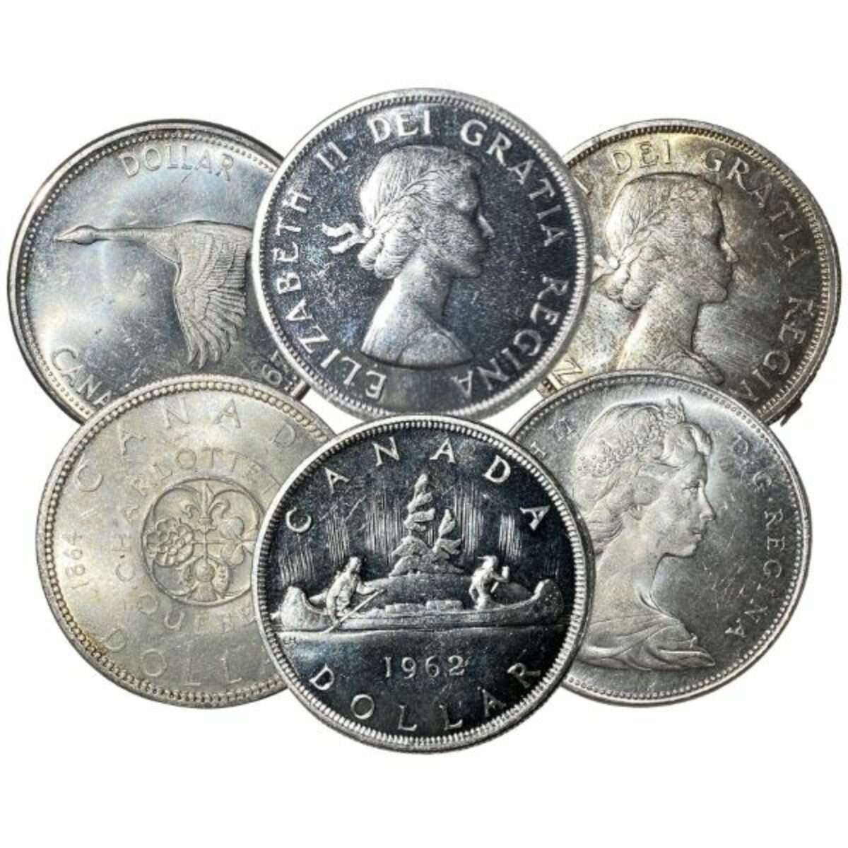1965  Canadian Silver Dollar super details 80% silver 
