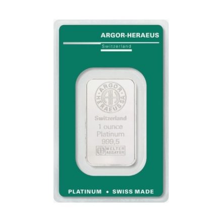1 oz Argor-Heraeus Platinum Bar