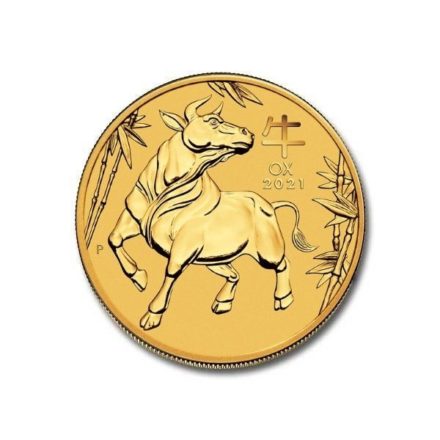 2021 1_4 oz Australian Gold Lunar Ox Coin