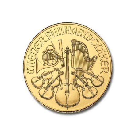 2021 1_4 oz Austria Gold Philharmonic Coin Reverse