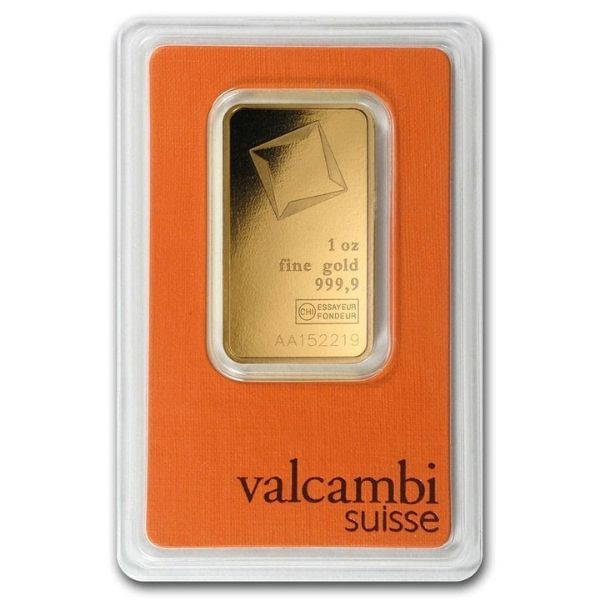 Valcambi 1 oz Gold Bar Serial Number