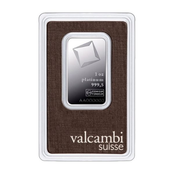 Valcambi 1 oz Platinum Bar