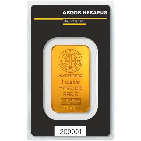 Argor-Heraeus 1 oz Gold Bar