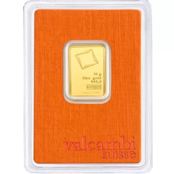 Valcambi 10 gram Gold Bar