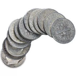 Junk 90% Silver Dimes | $5 Face Value Roll