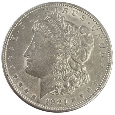 1921 Morgan Silver Dollar Coin - AU