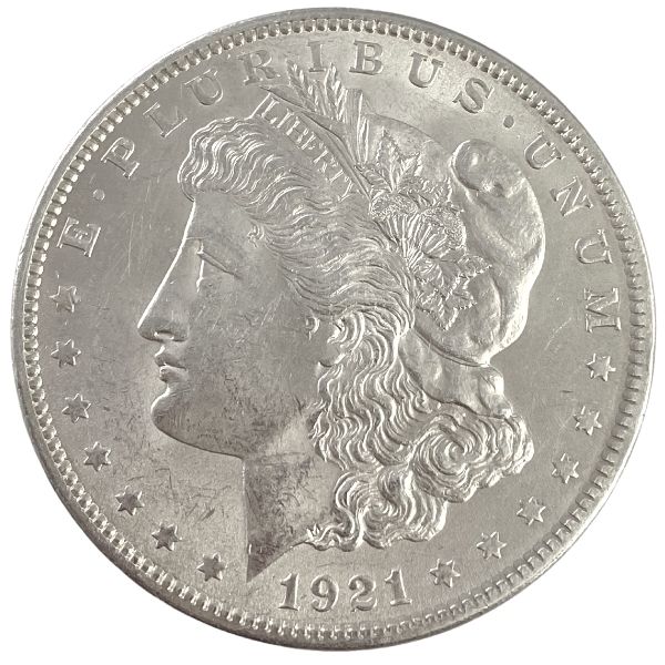 1921 Morgan Silver Dollar Coin - BU