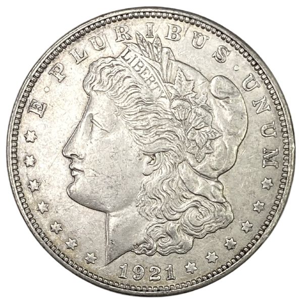 1921 Morgan Silver Dollar Coin - VG