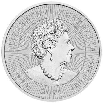 2021 Australian 2 oz Silver Platypus Coin