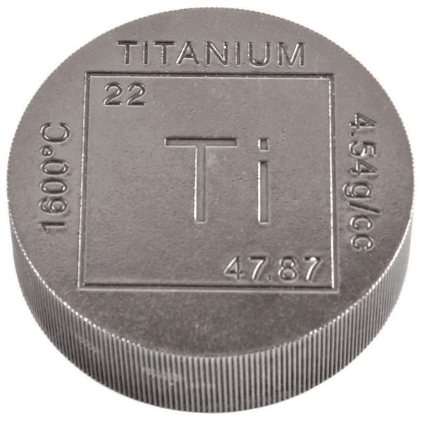 Elemental 1 Pound Titanium Round
