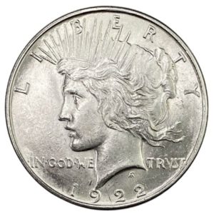 Peace Silver Dollar Coin - AU