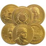 US Mint 12 oz Gold Commemorative Arts Medal