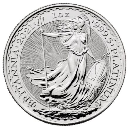 2021 1 oz British Platinum Britannia Coin