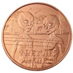 Area 51 They're Here 1 oz Copper Round