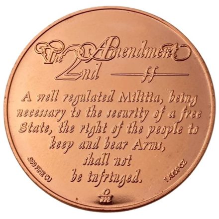 Minuteman 2nd Amendment 1 oz Copper Round