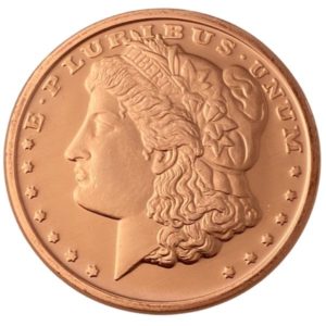 Morgan Dollar 1 oz Copper Round