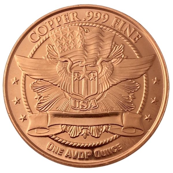 1/4 oz 2011  MORGAN DOLLAR  Copper Round coin    from OSBORNE MINT 