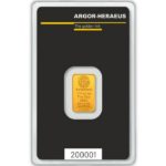 Argor-Heraeus 1/10 oz Gold Bar obverse