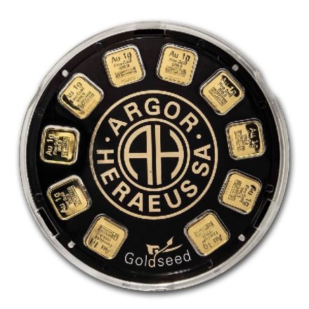 Argor-Heraeus Goldseed 10 x 1 gram Gold Bar