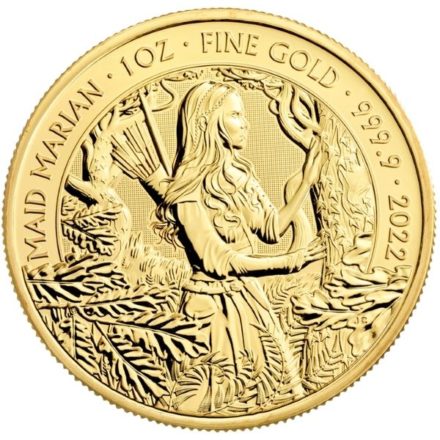 2022 1 oz British Maid Marian Gold Coin