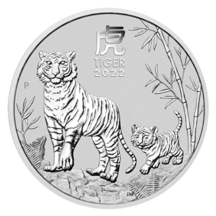 2022 Australian 1/2 oz Silver Lunar Tiger