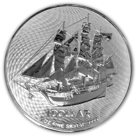 2022 Cook Islands 1 oz Silver HMS Bounty Coin
