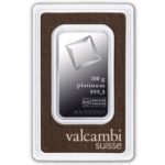 Valcambi 100 gram Platinum Bar