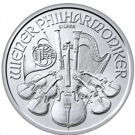 1 oz Austrian Silver Philharmonic Coin- Random Year, Any Condition Obverse