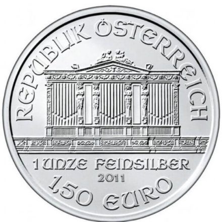 1 oz Austrian Silver Philharmonic Coin- Random Year, Any Condition Reverse