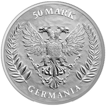 2021 Lady Germania 10 oz Silver Round reverse