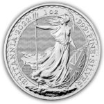 2022 British 1 oz Silver Britannia Coin