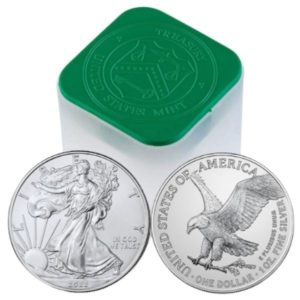 2022 1 oz American Silver Eagle Coin- Tube of 20